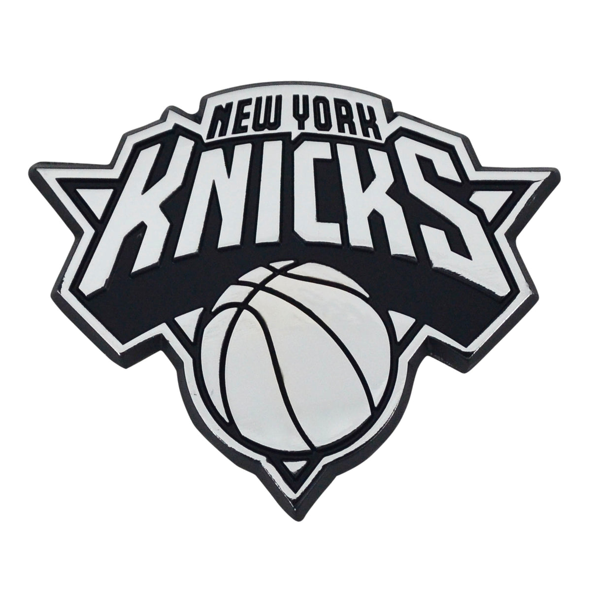 New York Knicks 3D Chrome Metal Emblem