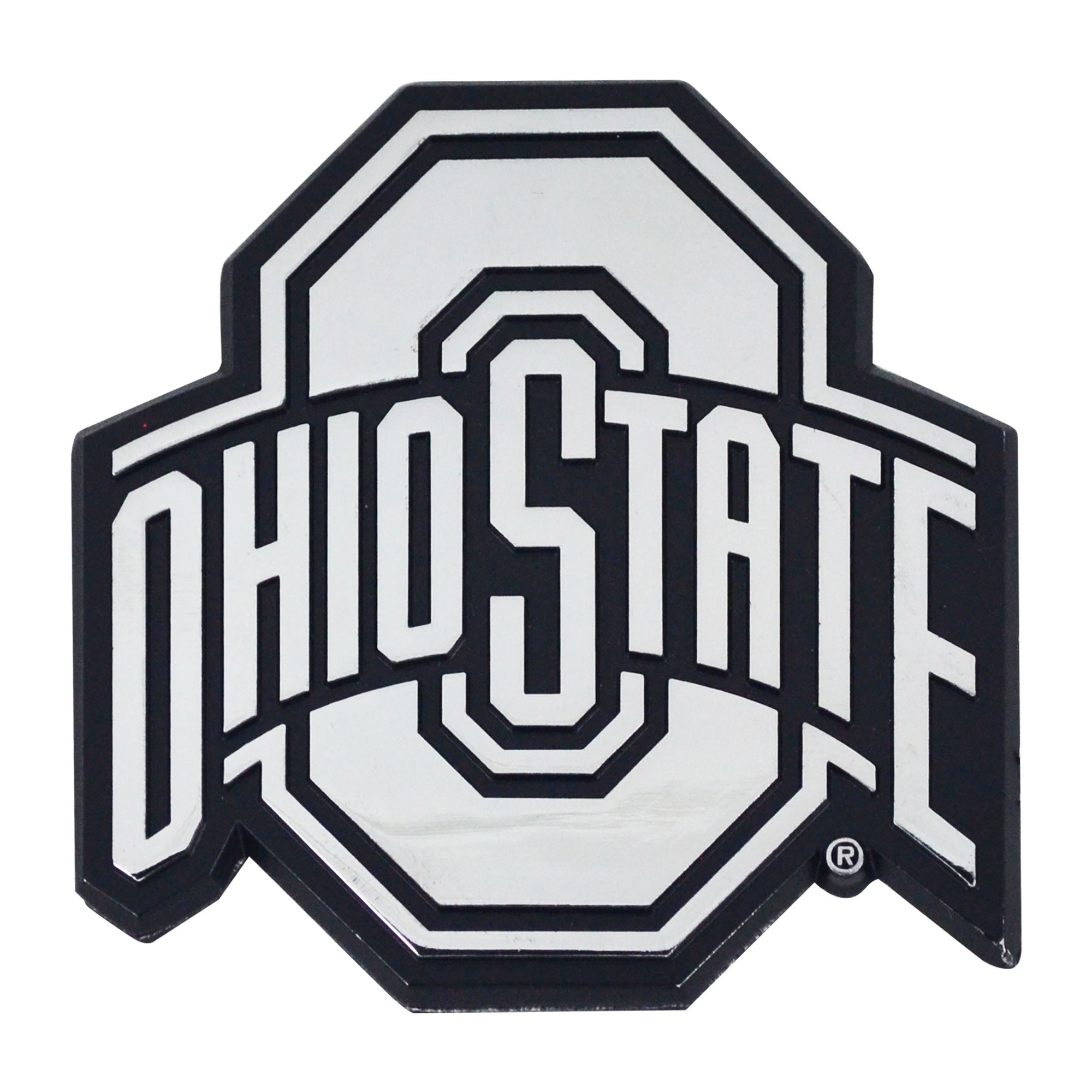 Ohio State Buckeyes 3D Chrome Metal Emblem