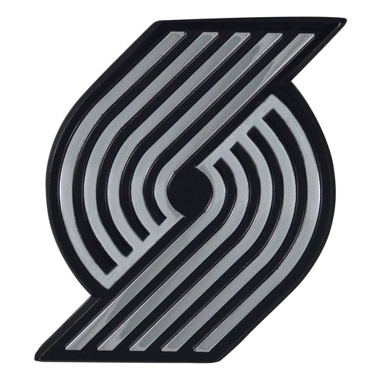 Portland Trail Blazers 3D Chrome Metal Emblem