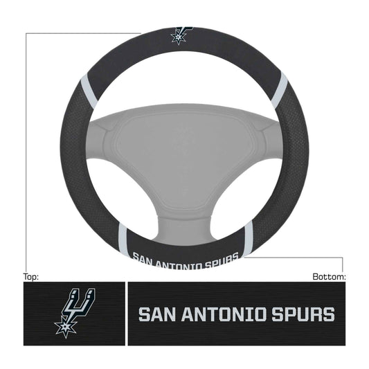 San Antonio Spurs Embroidered Steering Wheel Cover