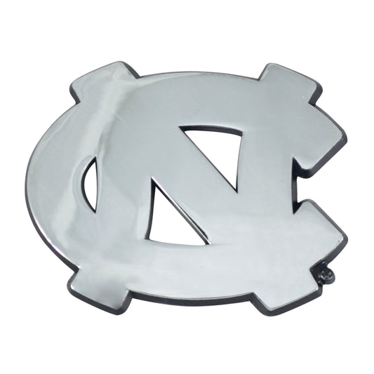 North Carolina Tar Heels 3D Chrome Metal Emblem - North Carolina