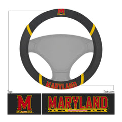 Maryland Terrapins Embroidered Steering Wheel Cover