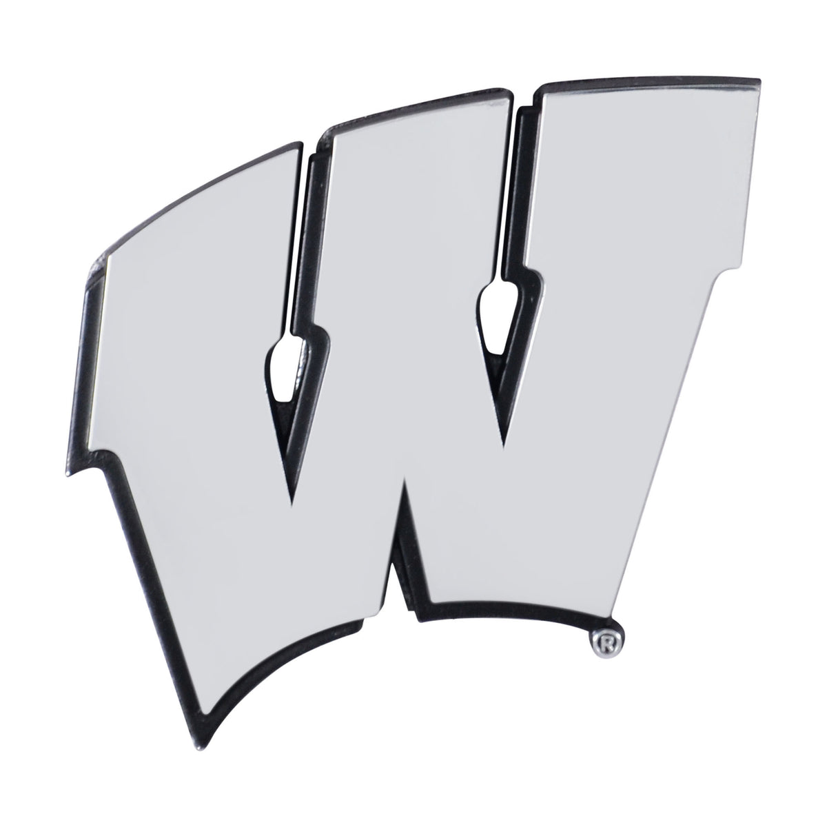 Wisconsin Badgers 3D Chrome Metal Emblem