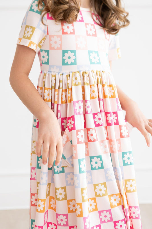 Checkmate S/S Pocket Twirl Dress - Mila & Rose ®