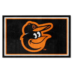 Baltimore Orioles 4ft. x 6ft. Plush Area Rug - Baltimore Orioles