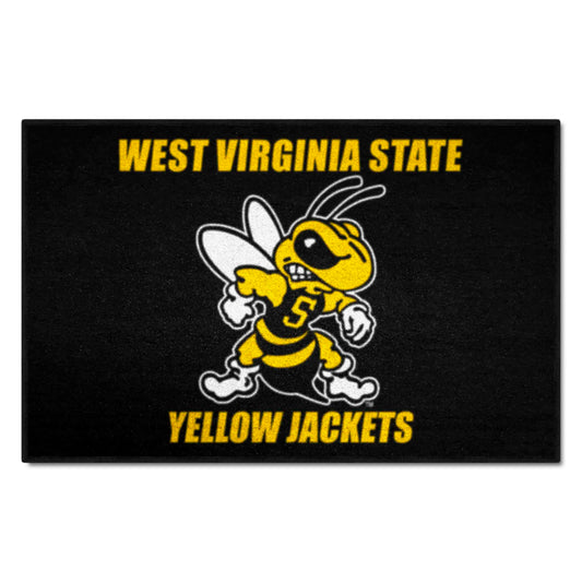 West Virginia State Yellow Jackets Starter Mat Accent Rug - 19in. x 30in.