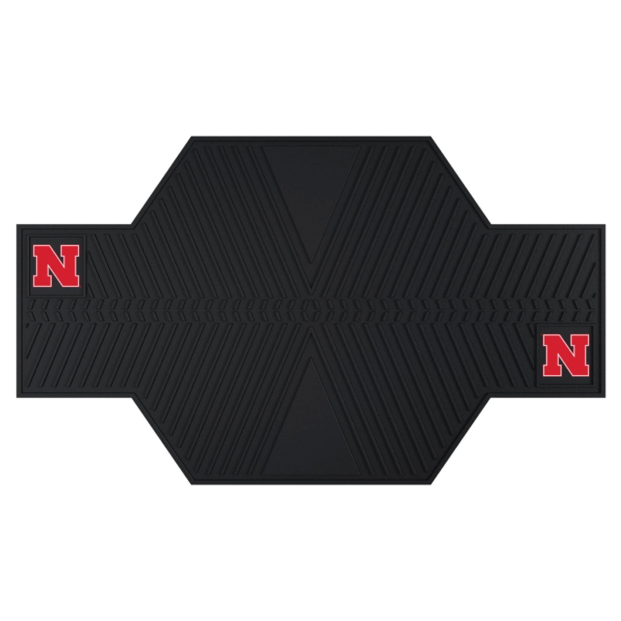 Nebraska Cornhuskers Motorcycle Mat - Nebraska