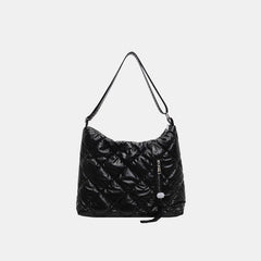 Quilted Nylon Travel Bag - Trendsi