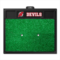 New Jersey Devils Golf Hitting Mat - New Jersey Devils