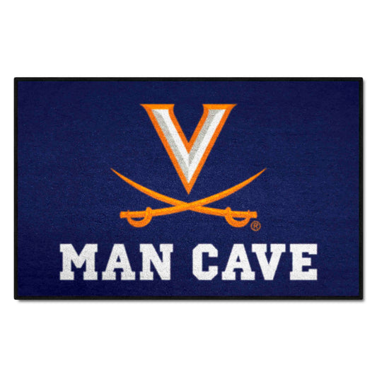 Virginia Cavaliers Man Cave Starter Mat Accent Rug - 19in. x 30in.