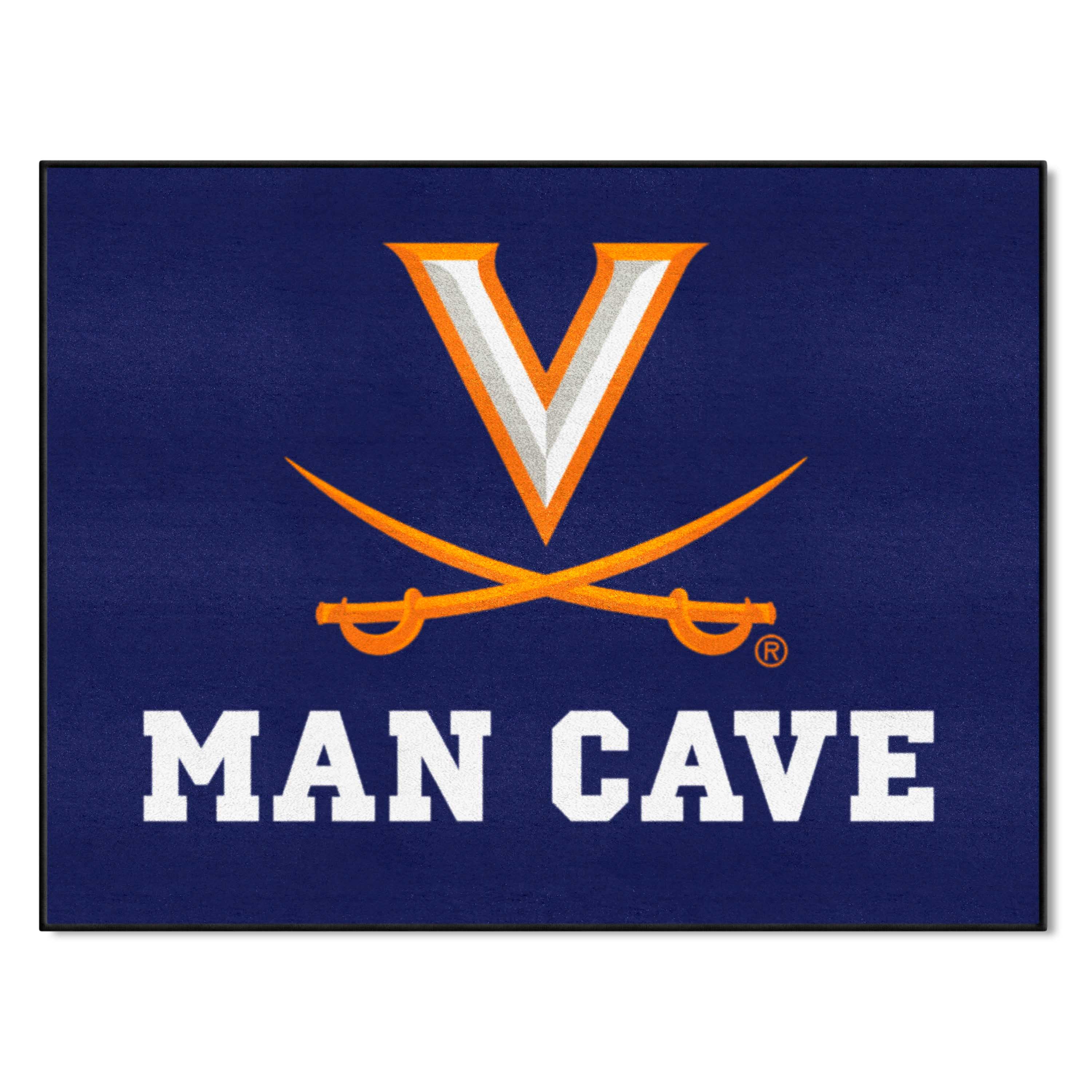 Virginia Cavaliers Man Cave All-Star Rug - 34 in. x 42.5 in.