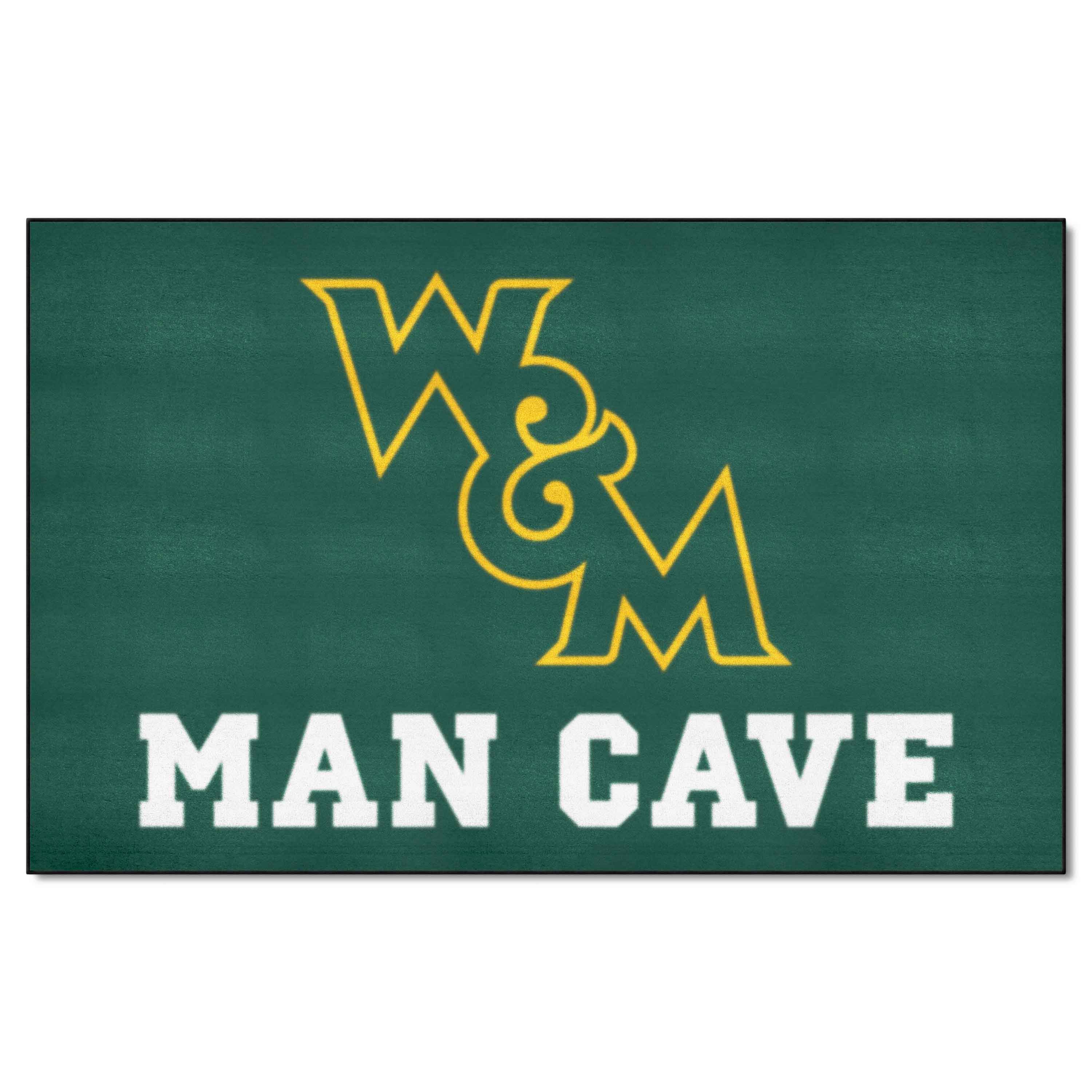 William & Mary Tribe Man Cave Ulti-Mat Rug - 5ft. x 8ft.