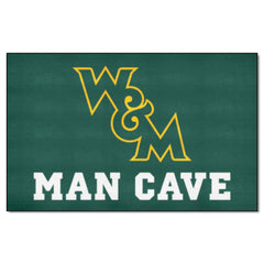 William & Mary Tribe Man Cave Ulti-Mat Rug - 5ft. x 8ft.