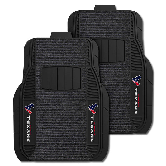 Houston Texans 2 Piece Deluxe Car Mat Set - Houston Texans