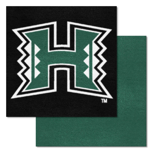 Hawaii Rainbows Team Carpet Tiles - 45 Sq Ft.