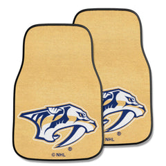 Nashville Predators Front Carpet Car Mat Set - 2 Pieces