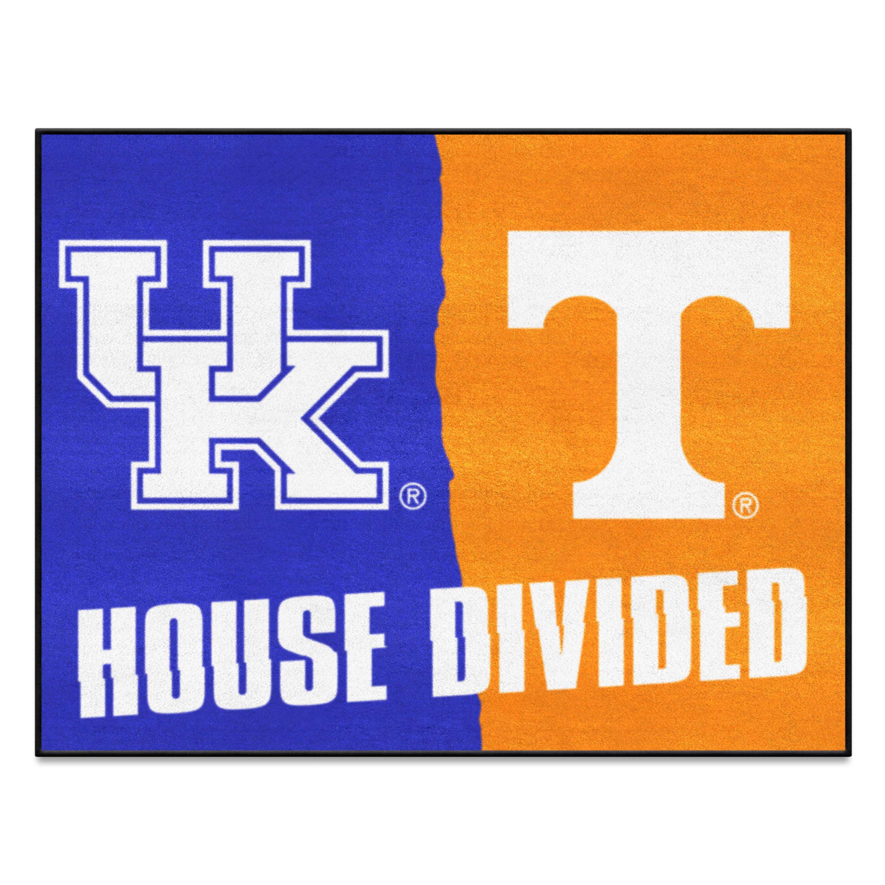 House Divided - Kentucky / Tennessee House Divided House Divided Rug - 34 in. x 42.5 in. - House Divided - Kentucky / Tennessee