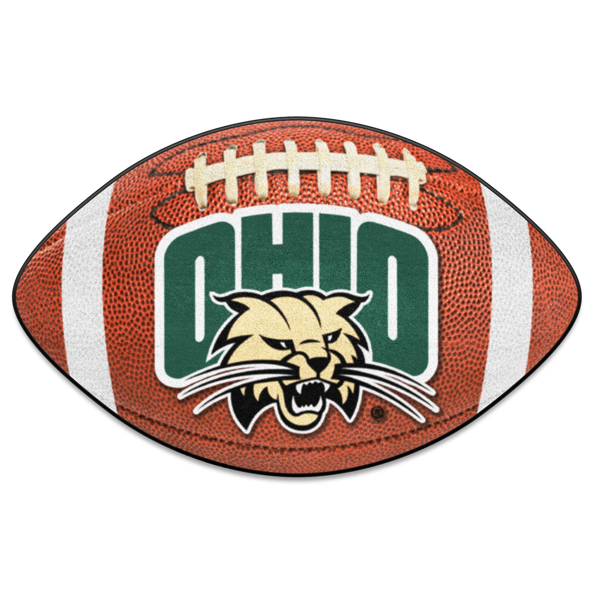 Ohio Bobcats Football Rug - 20.5in. x 32.5in. - Ohio