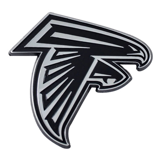 Atlanta Falcons 3D Chrome Metal Emblem - Atlanta Falcons