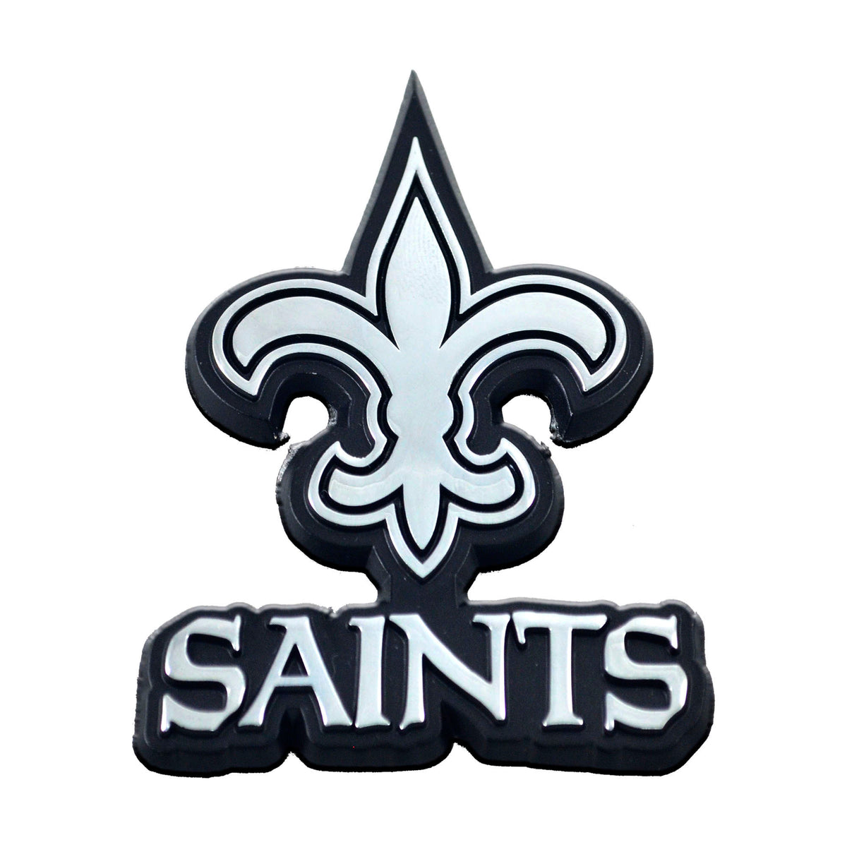 New Orleans Saints 3D Chrome Metal Emblem