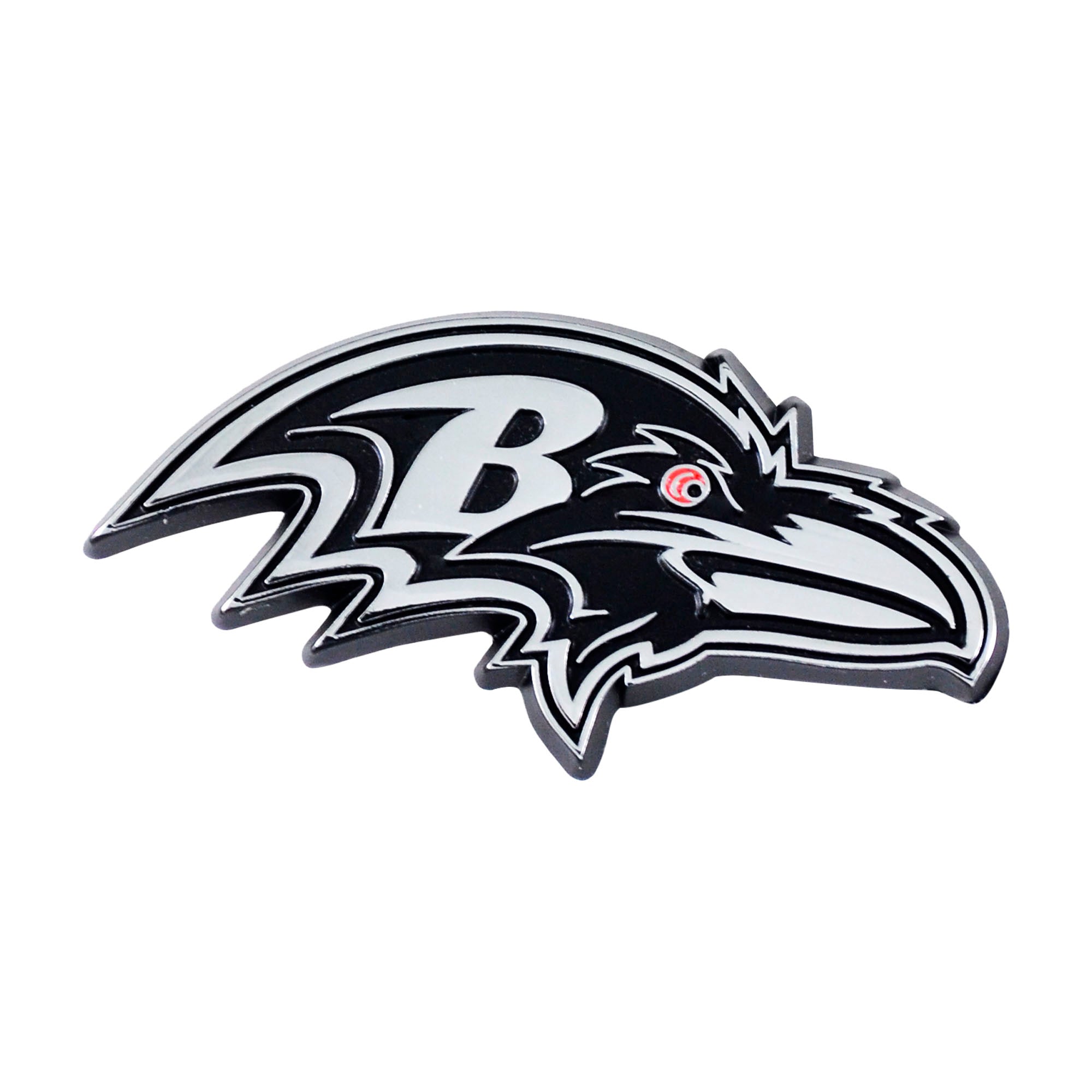 Baltimore Ravens 3D Chrome Metal Emblem