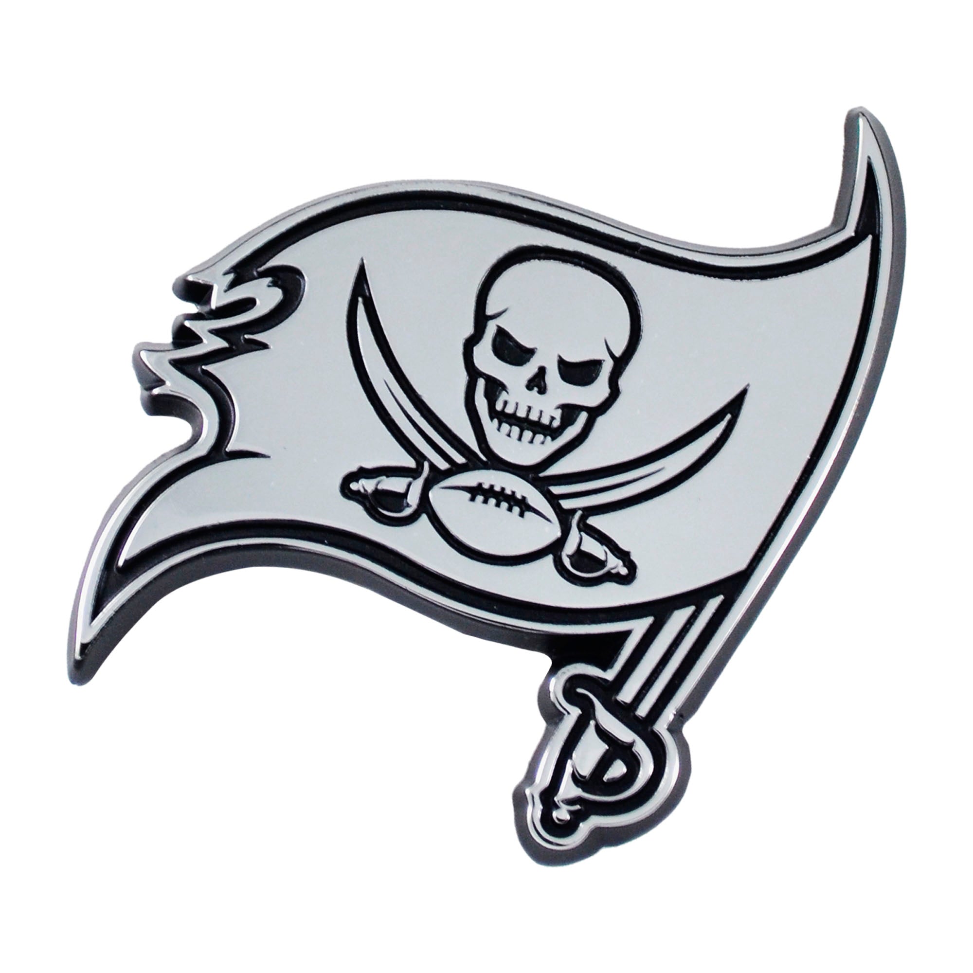 Tampa Bay Buccaneers 3D Chrome Metal Emblem