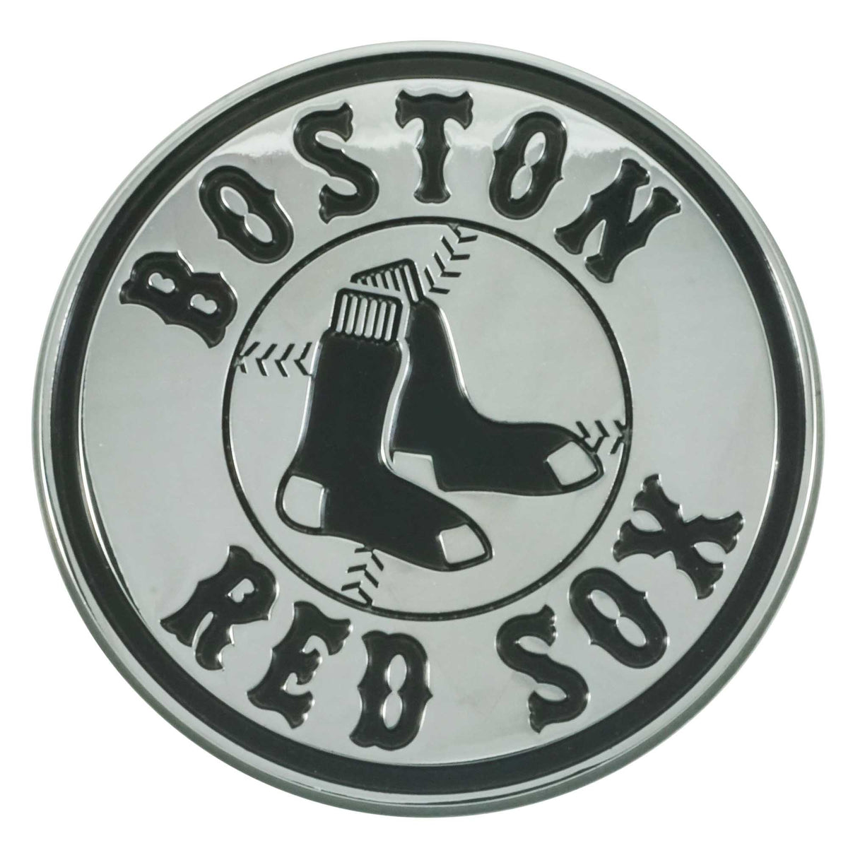 Boston Red Sox 3D Chrome Metal Emblem