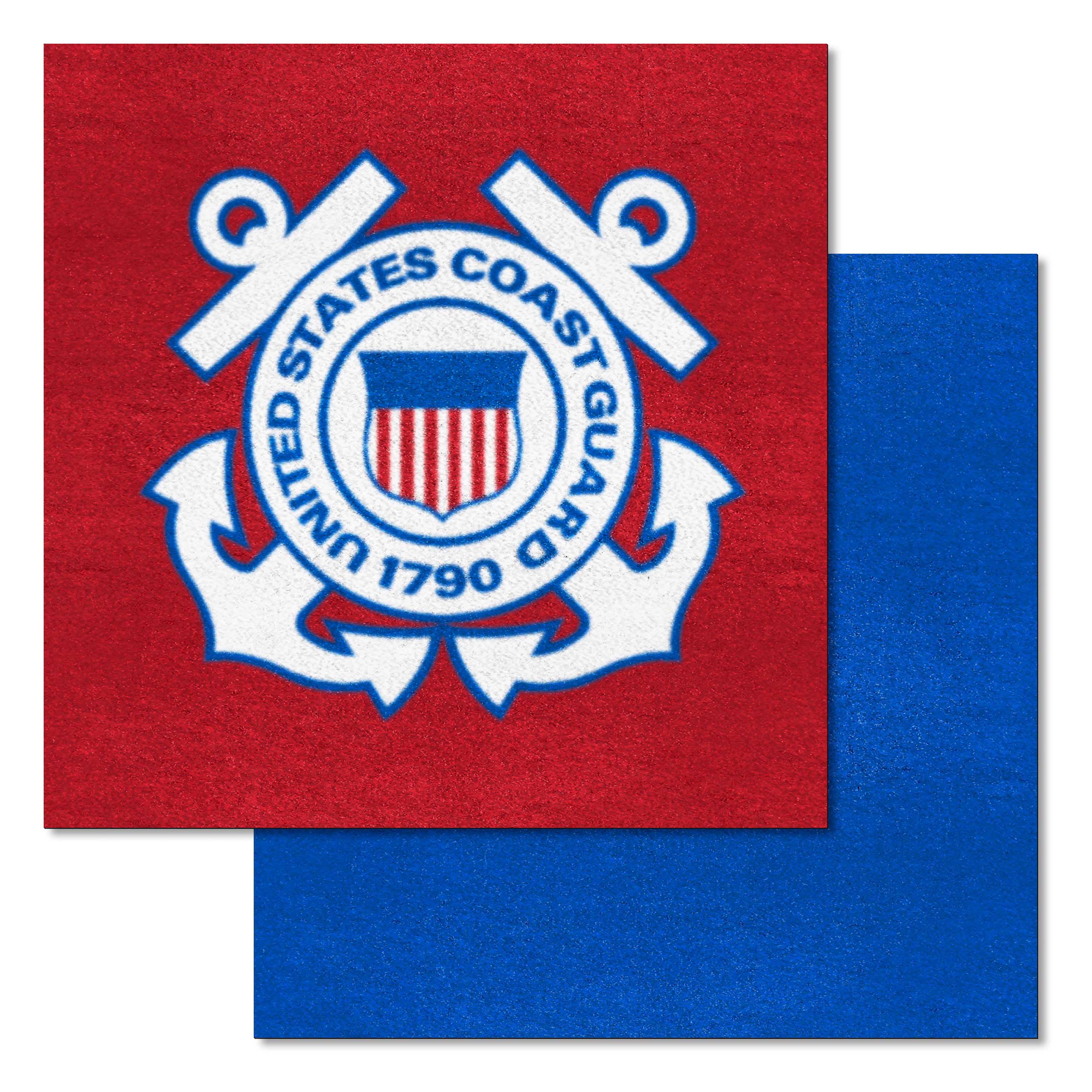 U.S. Coast Guard Team Carpet Tiles - 45 Sq Ft.