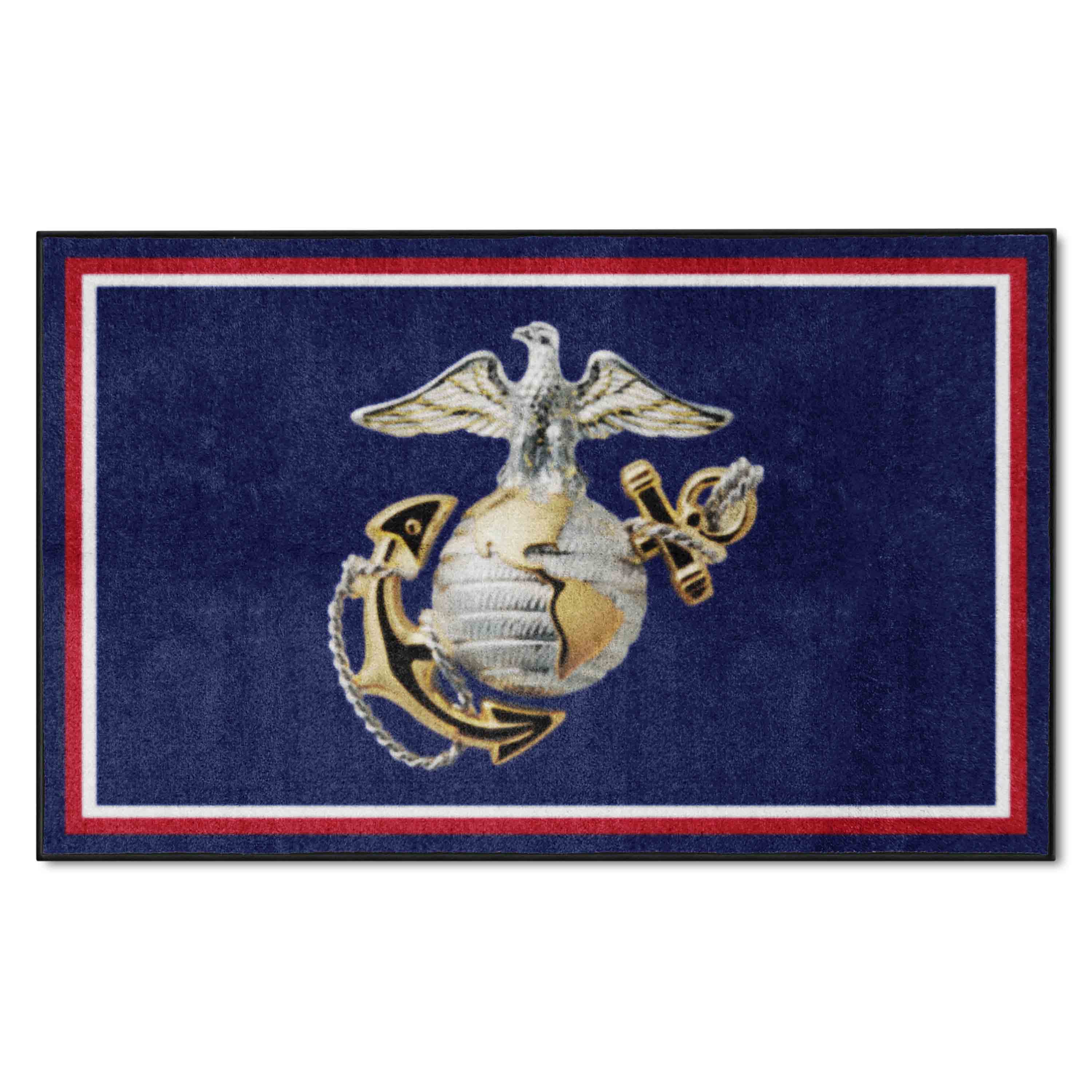 U.S. Marines 4ft. x 6ft. Plush Area Rug