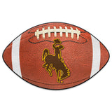 Wyoming Cowboys Football Rug - 20.5in. x 32.5in.