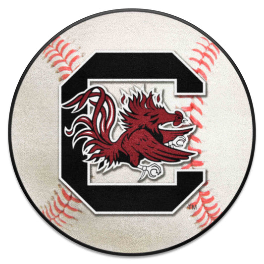 South Carolina Gamecocks Baseball Rug - 27in. Diameter