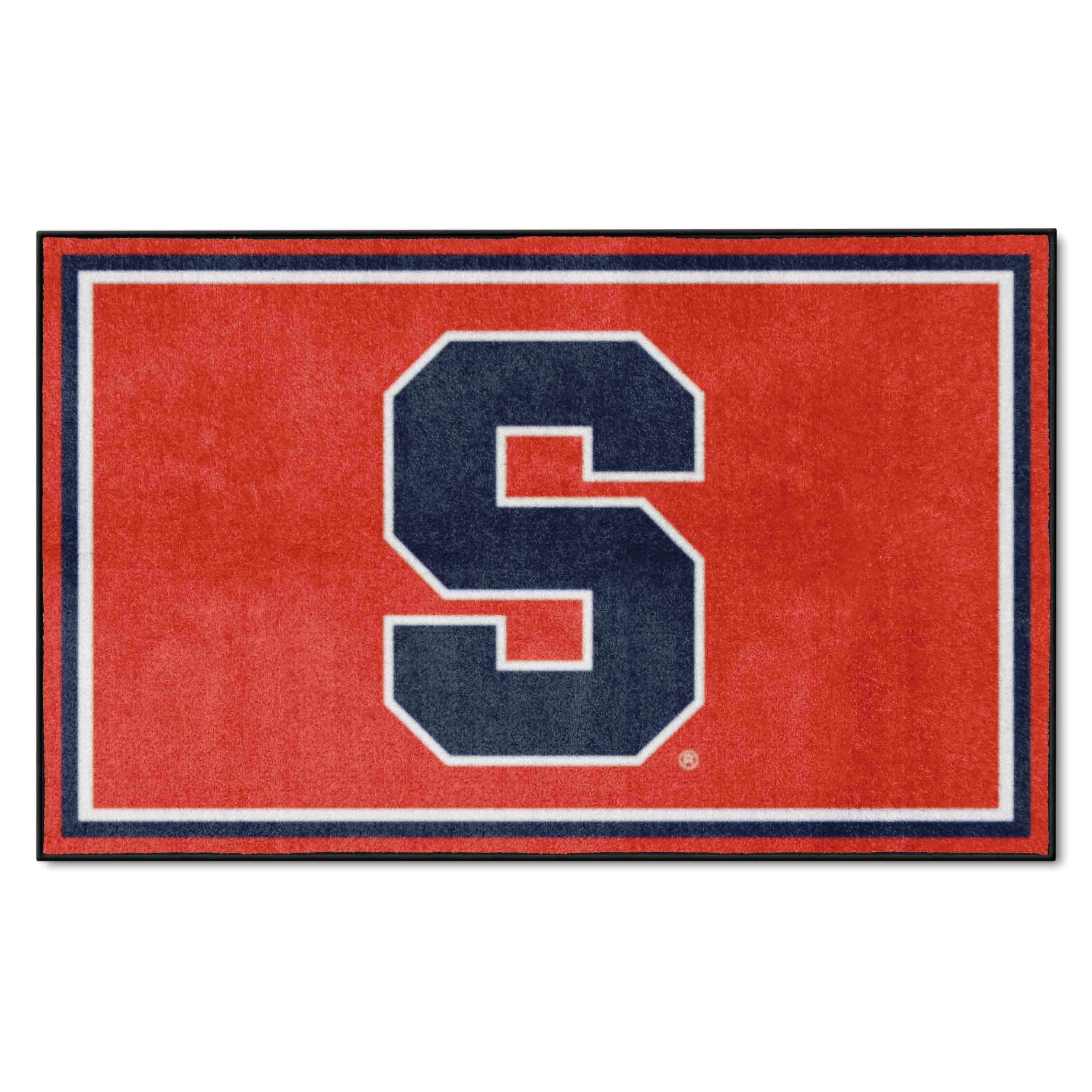 Syracuse Orange 4ft. x 6ft. Plush Area Rug