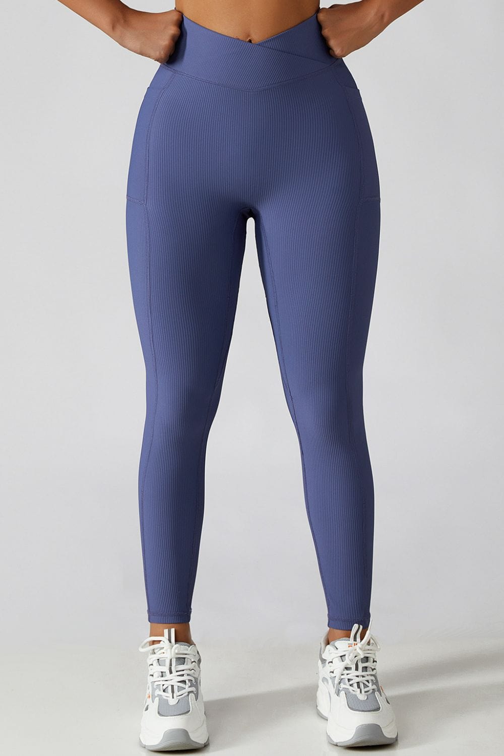 Basic Bae Crossover Waist Active Leggings - Trendsi