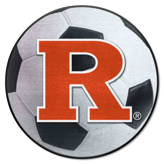 Rutgers Scarlett Knights Soccer Ball Rug - 27in. Diameter