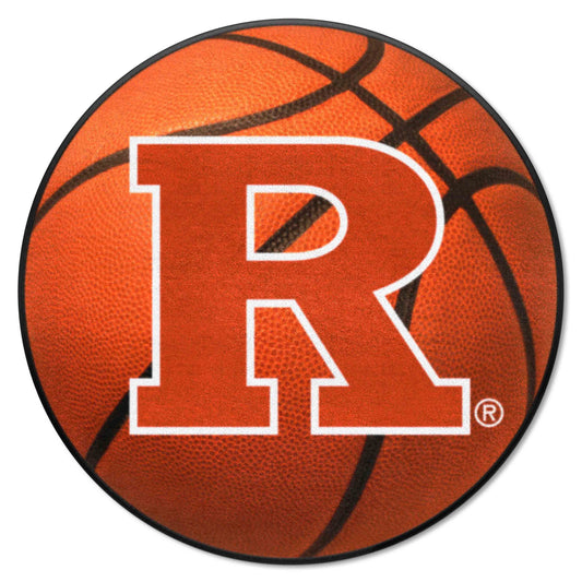 Rutgers Scarlett Knights Basketball Rug - 27in. Diameter