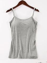 Scoop Neck Adjustable Strap Cami Trendsi