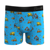 The Dig and Dump | Construction Boy's Boxer Briefs - Shinesty