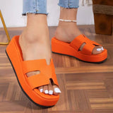 Open Toe Wedge Sandals Trendsi