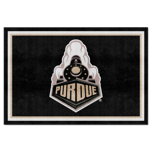 Purdue Boilermakers 5ft. x 8 ft. Plush Area Rug, Train Logo