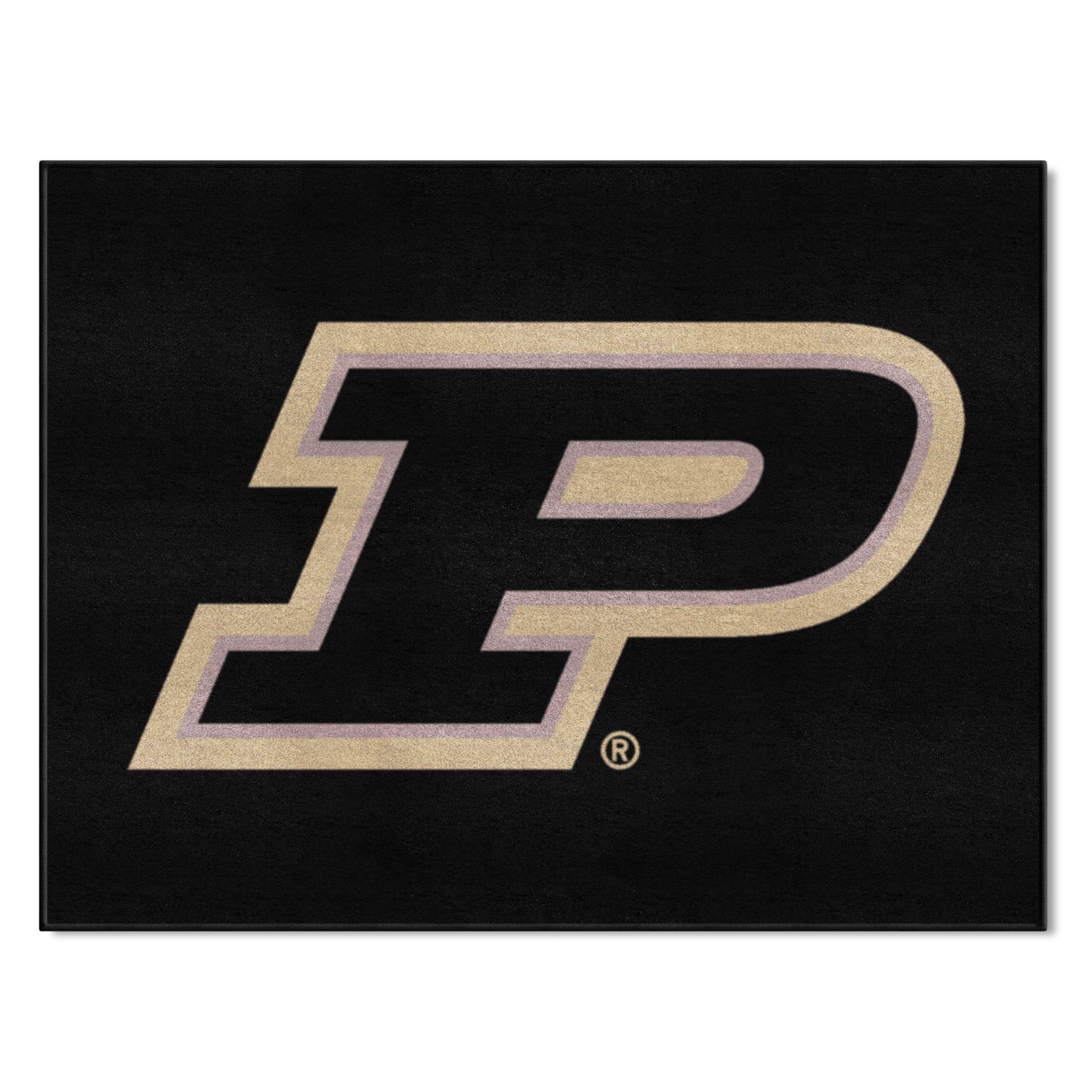 Purdue Boilermakers All-Star Rug - 34 in. x 42.5 in., P Logo - Purdue