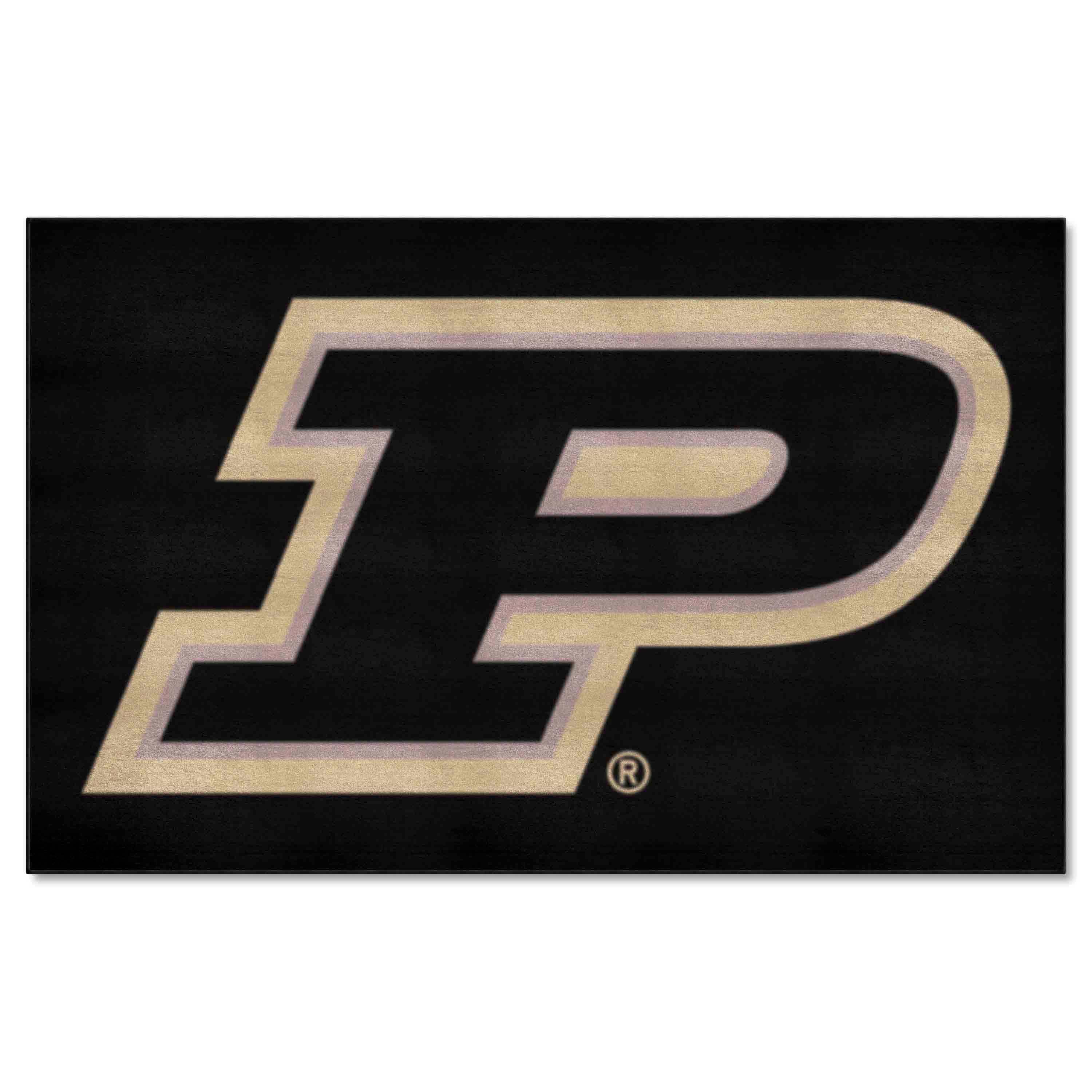 Purdue Boilermakers Ulti-Mat Rug - 5ft. x 8ft., P Logo