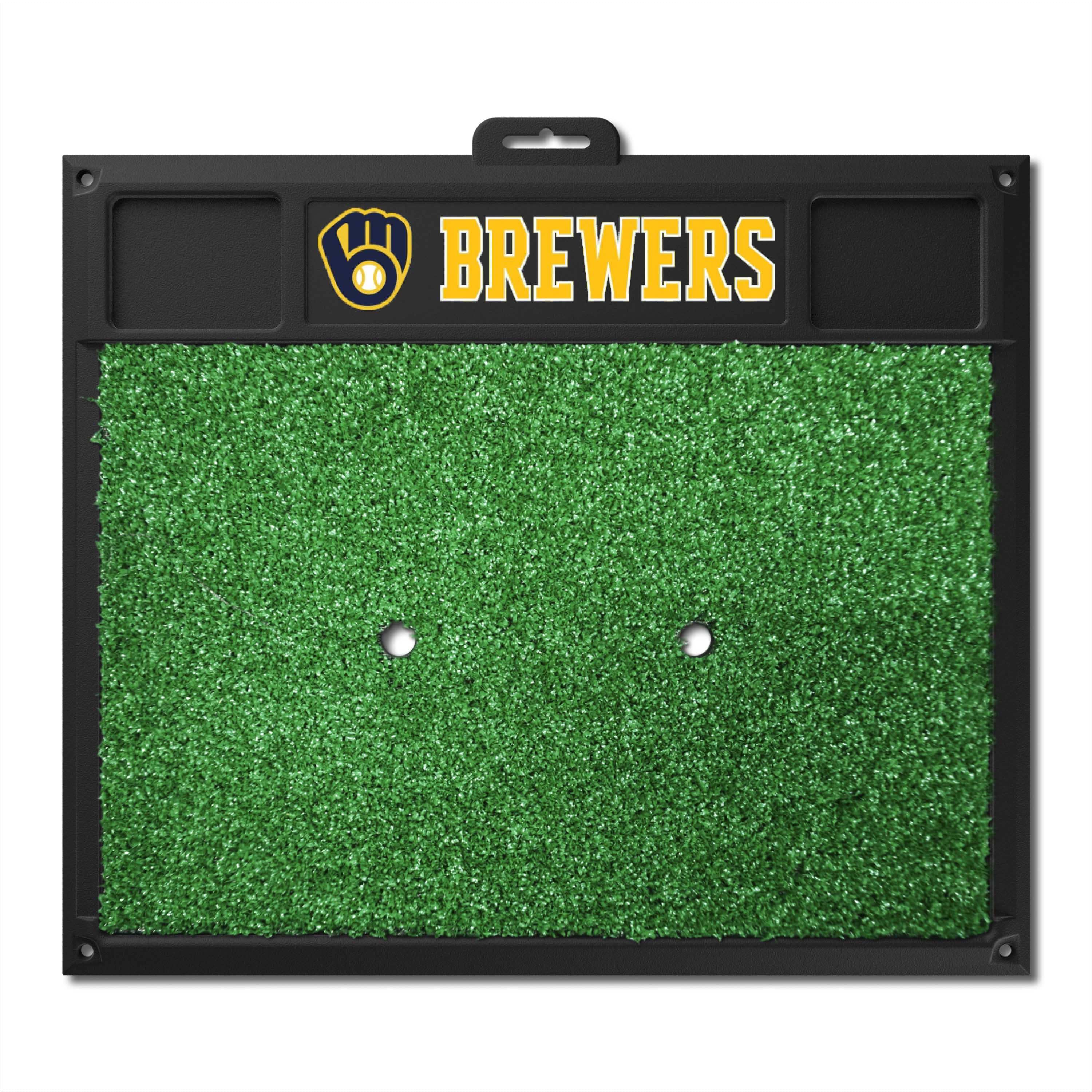 Milwaukee Brewers Golf Hitting Mat