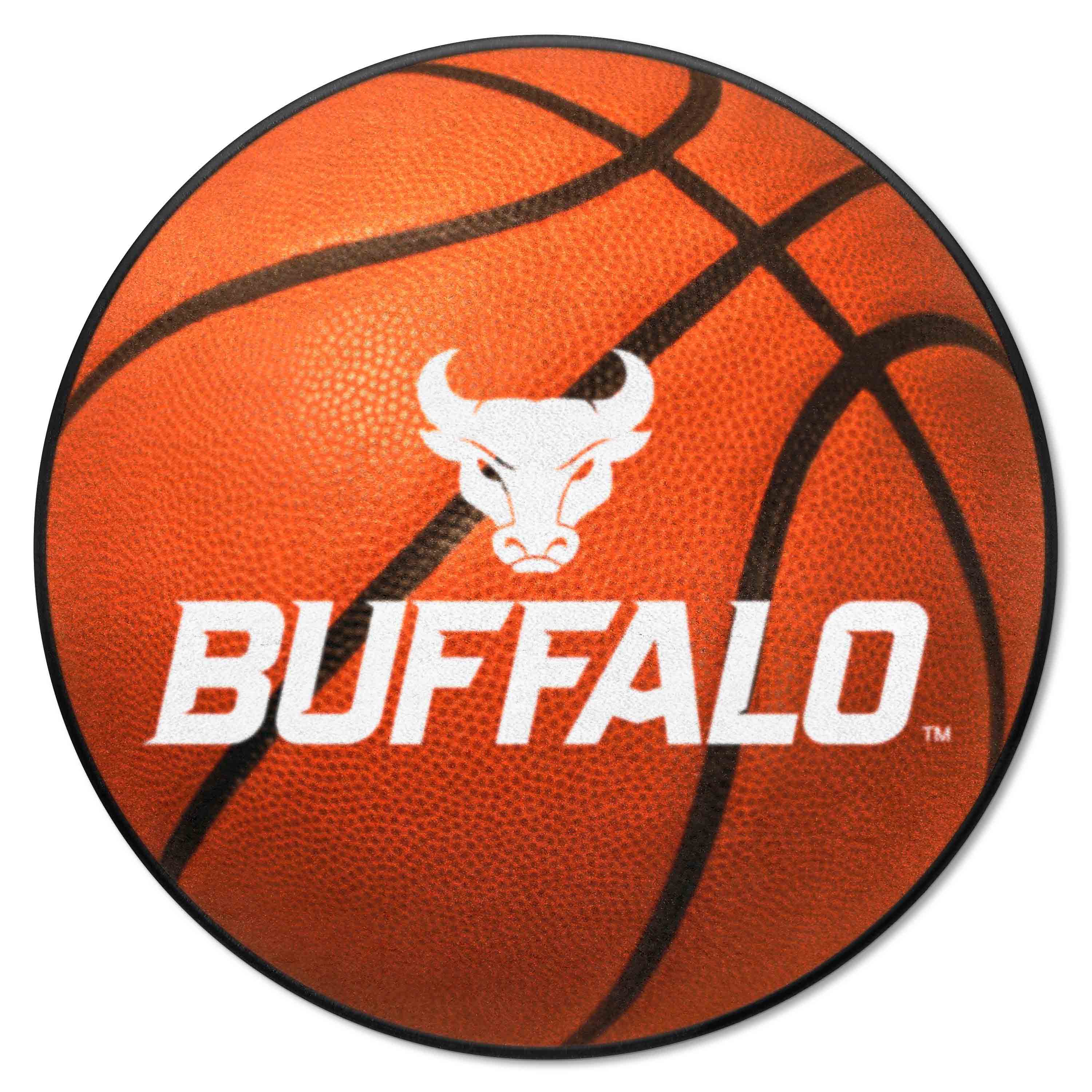 Buffalo Bulls Basketball Rug - 27in. Diameter - Buffalo