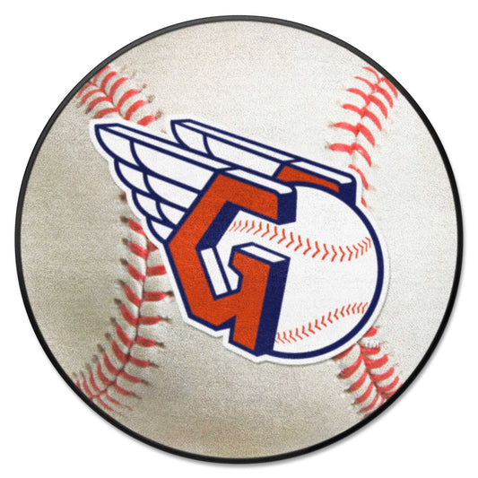 Cleveland Guardians Baseball Rug - 27in. Diameter