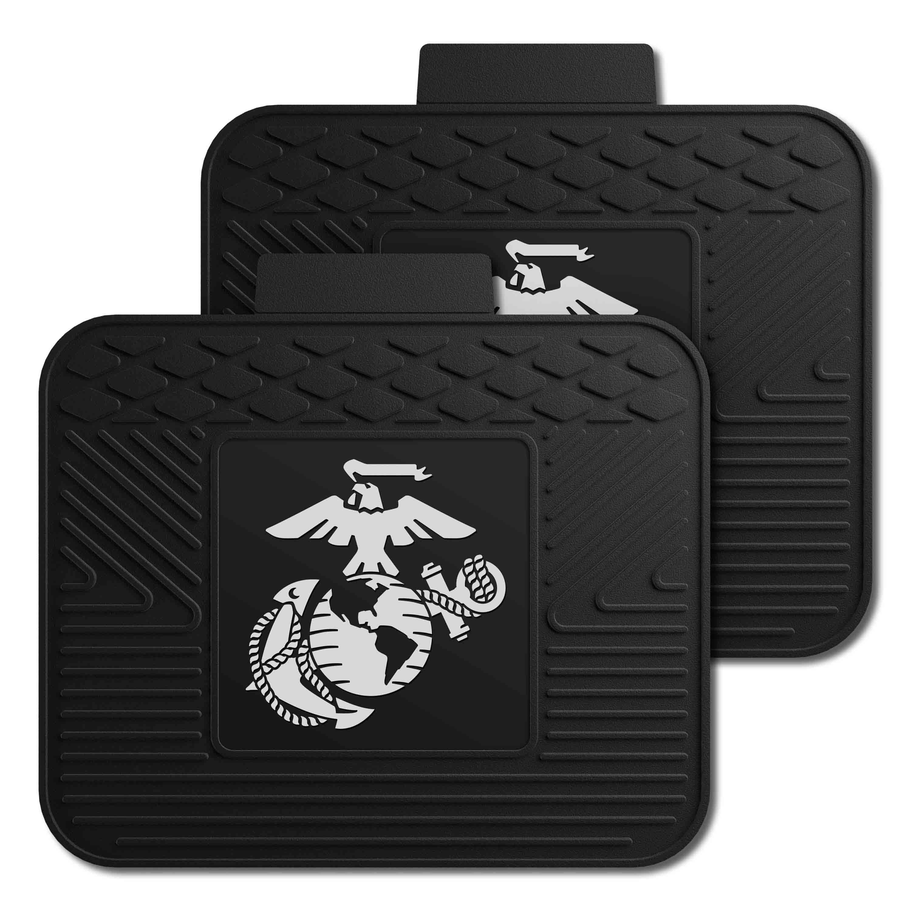 U.S. Marines Back Seat Car Utility Mats - 2 Piece Set