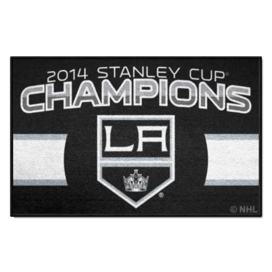 Los Angeles Kings Starter Mat Accent Rug - 19in. x 30in., 2014 NHL Stanley Cup Champions