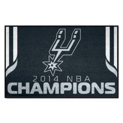 San Antonio Spurs 2014 NBA Champions Starter Mat Accent Rug - 19in. x 30in.