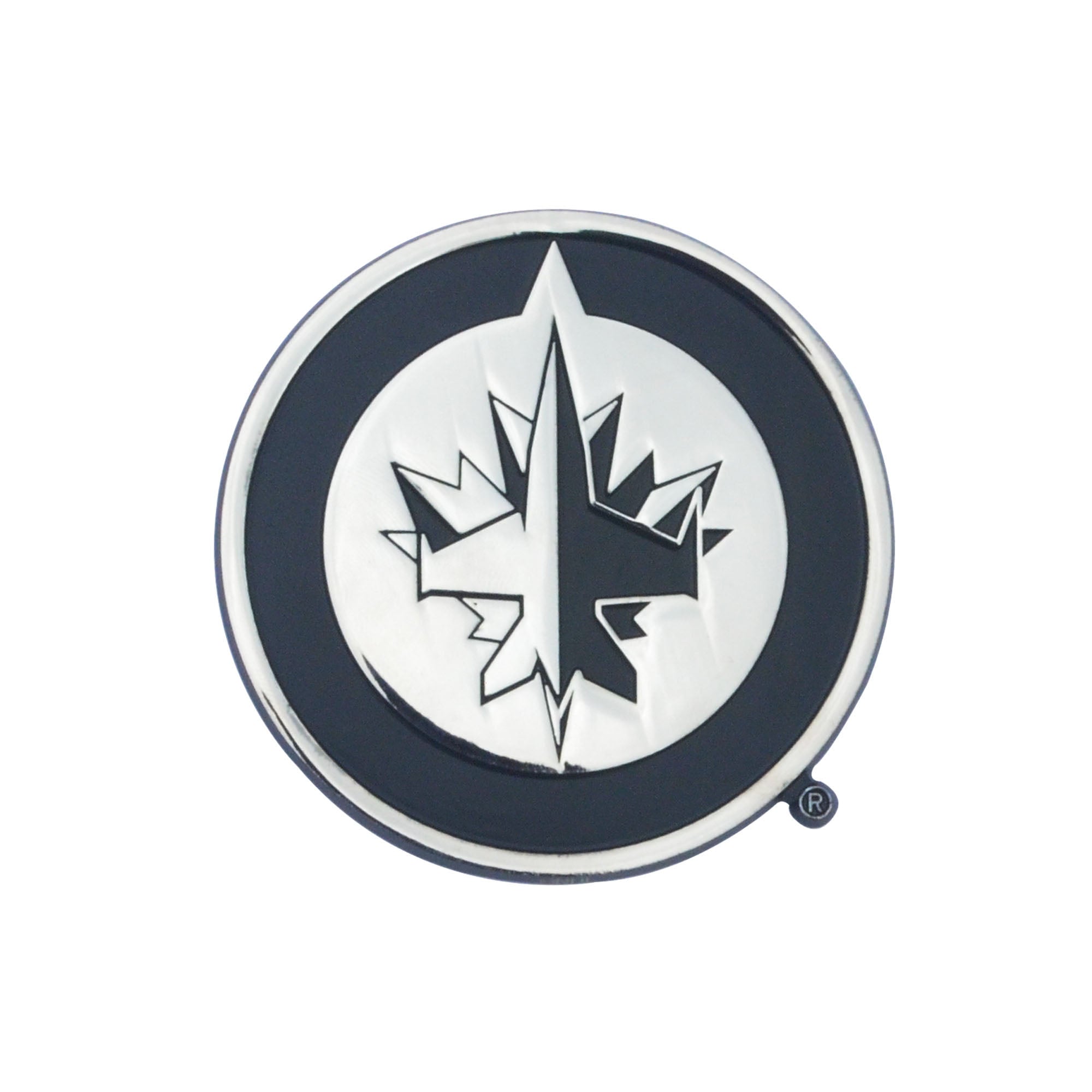 Winnipeg Jets 3D Chrome Metal Emblem