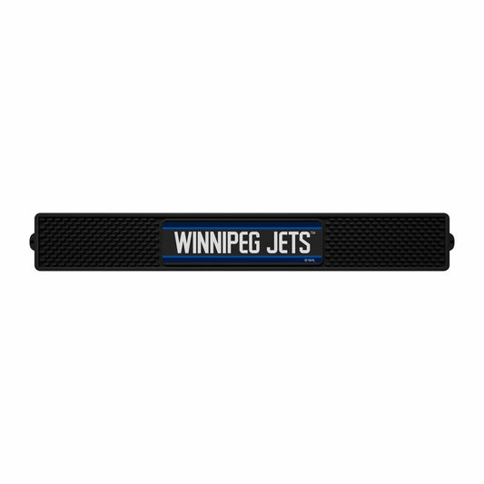 Winnipeg Jets Bar Drink Mat - 3.25in. x 24in.