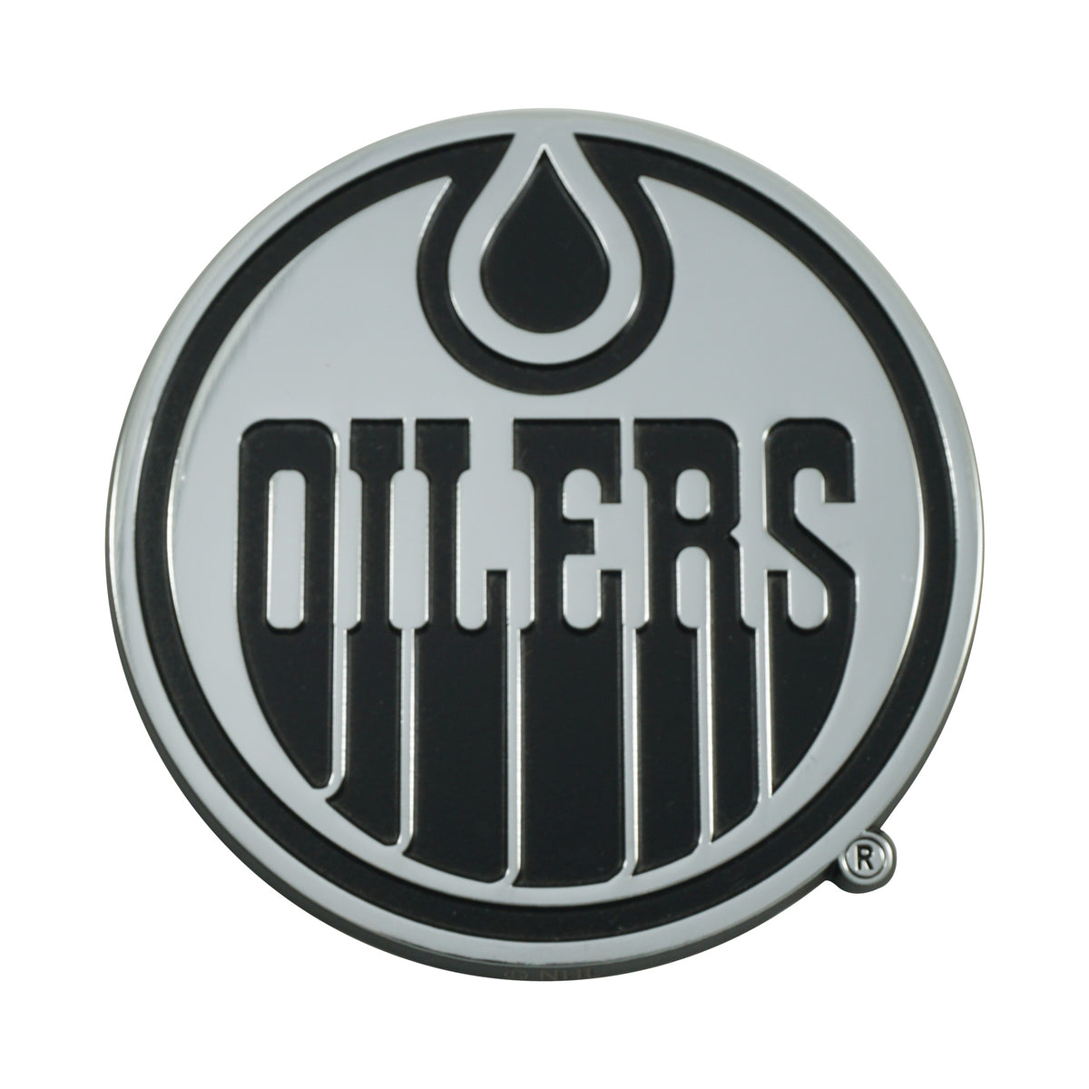 Edmonton Oilers 3D Chrome Metal Emblem